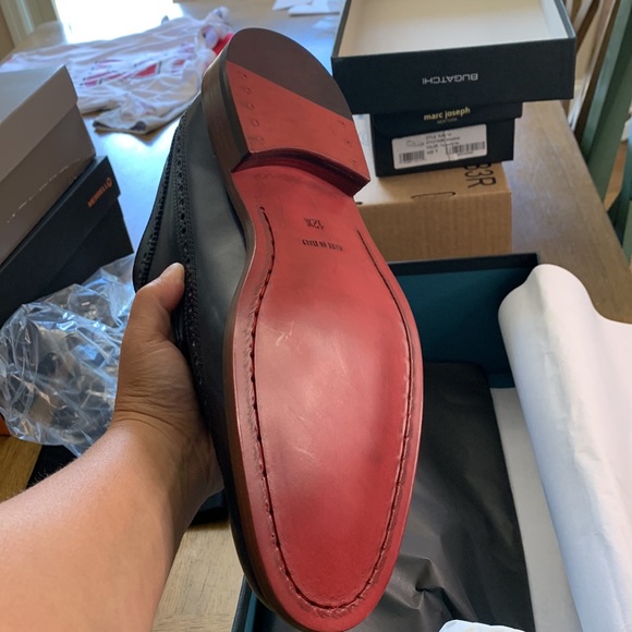 NWT Bugatchi Navy Sorento Derby 12.5 - Picture 5 of 8